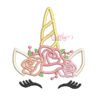 Unicorn Roses Applique Design _ Website