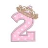 2 Tiara Applique 2 2 Tiara Applique 2