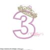 3 Tiara Applique Stitch Map 72