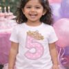 5th Birthday Tiara Applique Design lifestyle logo 2 5th Birthday Tiara Applique Design lifestyle logo 2
