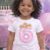 6th Birthday Tiara Applique Design lifestyle logo 2