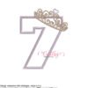 7 Tiara Applique Stitch Map 72