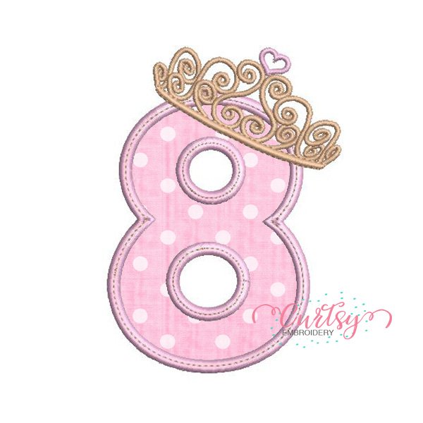 8 Tiara Applique 2 8 Tiara Applique 2