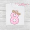 9th Birthday Tiara Applique Design 9th Birthday Tiara Applique Design