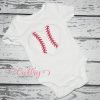 Baseball Heart Applique photograph 2 Baseball Heart Applique photograph 2