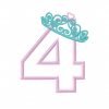 Tiara Applique Design 4