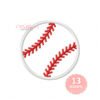 Baseball Applique Design