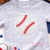 Baseball Applique Design logo 1