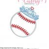 Baseball Tiara Applique MAP