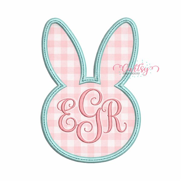 Bunny Applique Embroidery Design Bunny Applique Embroidery Design