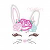 Easter Bunny Applique Design