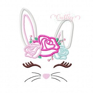 Easter Bunny Applique Design