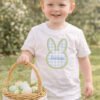 Easter Bunny Monogram Frame Applique Design Logo 2