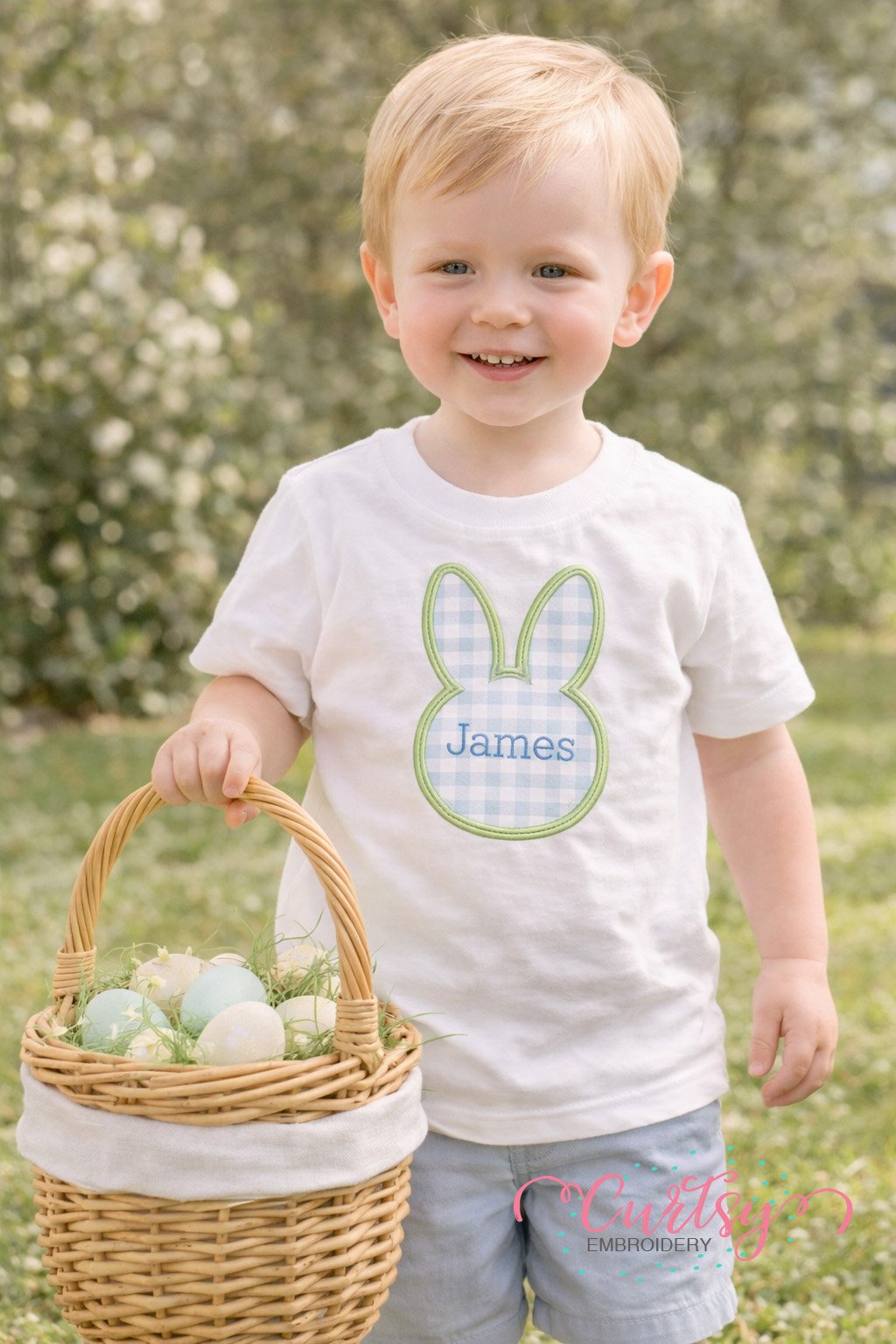 Easter Bunny Monogram Frame Applique Design Logo 2 Easter Bunny Monogram Frame Applique Design Logo 2