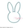 Easter Bunny Monogram Frame Applique Stitch Map