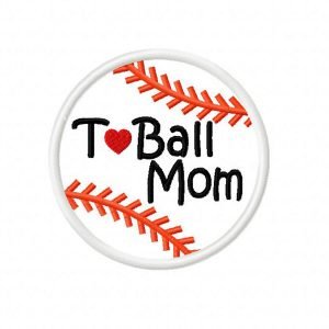 TBall Mom Applique Design