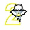 Bat Boy Applique Design Bat Boy Applique Design