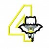Bat Boy Embroidery Design Bat Boy Embroidery Design