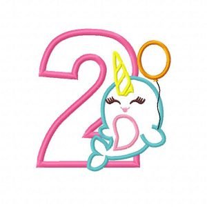 Second Birthday Narwhal