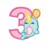 Narwhal Embroidery Design Narwhal Embroidery Design