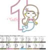 1 Mermaid Applique Stitch Map