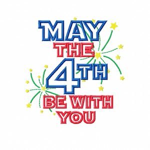 May the 4th Be With You Applique