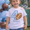 4th Birthday Football Appliqu Design _ Logo 2