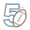 5th Birthday Football Applique Design _ Website