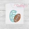 6 Football Applique Picture 1