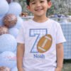 7th Birthday Football Applique Design _ Logo 2