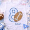 8th Birthday Football Applique Design _ Logo 1 8th Birthday Football Applique Design _ Logo 1