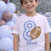 8th Birthday Football Applique Design _ Logo 2 8th Birthday Football Applique Design _ Logo 2