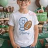 9th Birthday Football Applique Design _ Logo 2