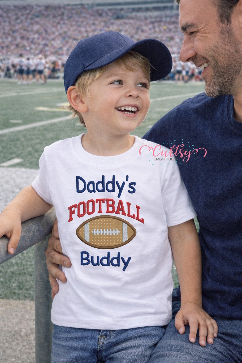 Daddys Football Buddy Applique Design _ Logo 2 Daddys Football Buddy Applique Design _ Logo 2