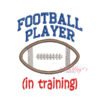 Football Player in Training Applique _ Website Football Player in Training Applique _ Website