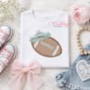 Football with Tiara Applique Design _ Logo 1