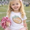 Football with Tiara Applique Design _ Logo 2