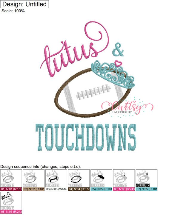 Tutus and Touchdowns MAP Tutus and Touchdowns MAP