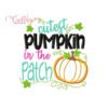 Cutest Pumpkin In The Patch Applique Design Cutest Pumpkin In The Patch Applique Design