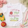 Little Miss Kinderfarten Cutie Applique Design _ Logo 1