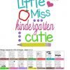 Little Miss Kindergarten Cutie MAP