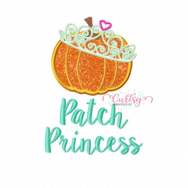 Patch Princess Applique Design Patch Princess Applique Design