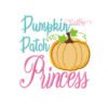 Pumpkin Patch Princess Embroidery Design