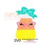 Candy Corn Glasses Applique Design 72