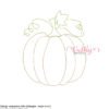 Redwork Pumpkin Embroidery MAP