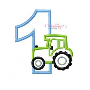 1 Tractor Applique Design