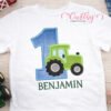 1st Birthday Tractor Applique Design Logo 3