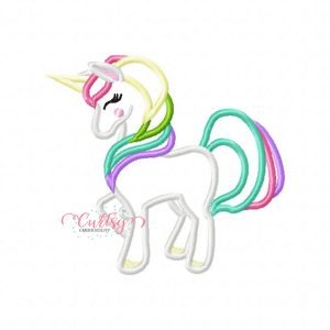 Unicorn Rainbow Applique