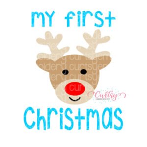 My First Christmas Boy SVG