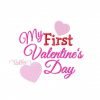 My First Valentines Day Embroidery Design